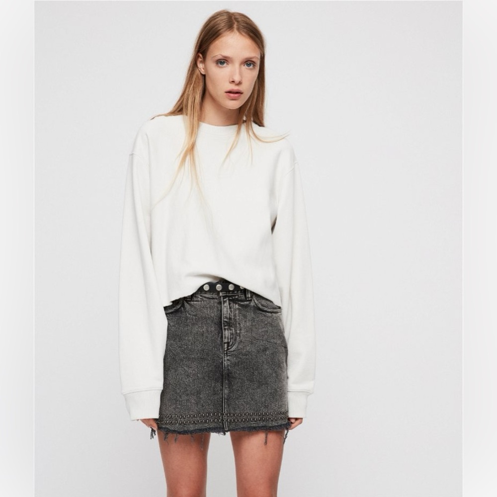 All Saints Navarre Sweatshirt N177-23 - Picture 1 of 12